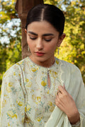 Cross Stitch | Premium Lawn 24 | LIME PRIMROSE -  Cross Stitch Formal -  House of Maryam