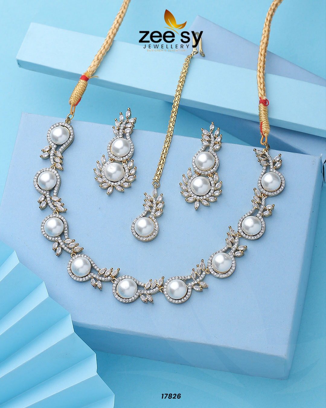 Bella's Necklace -  Zeesy Necklace Sets - Original Designer Dress - House of Maryam
