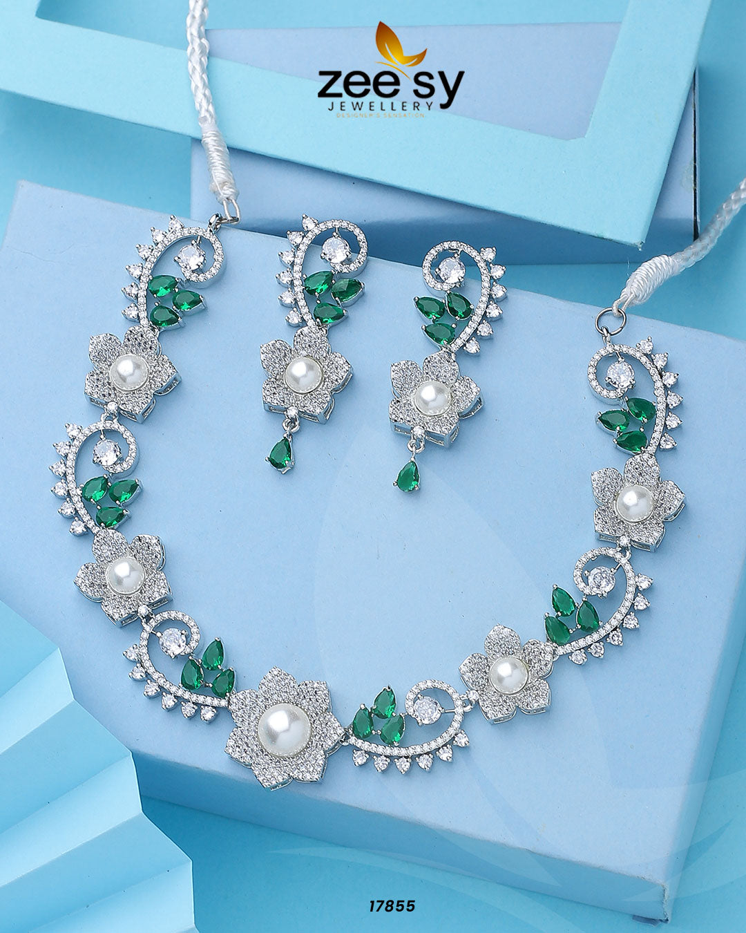 Rosalinda Necklace -  Zeesy Necklace Sets - Original Designer Dress - House of Maryam