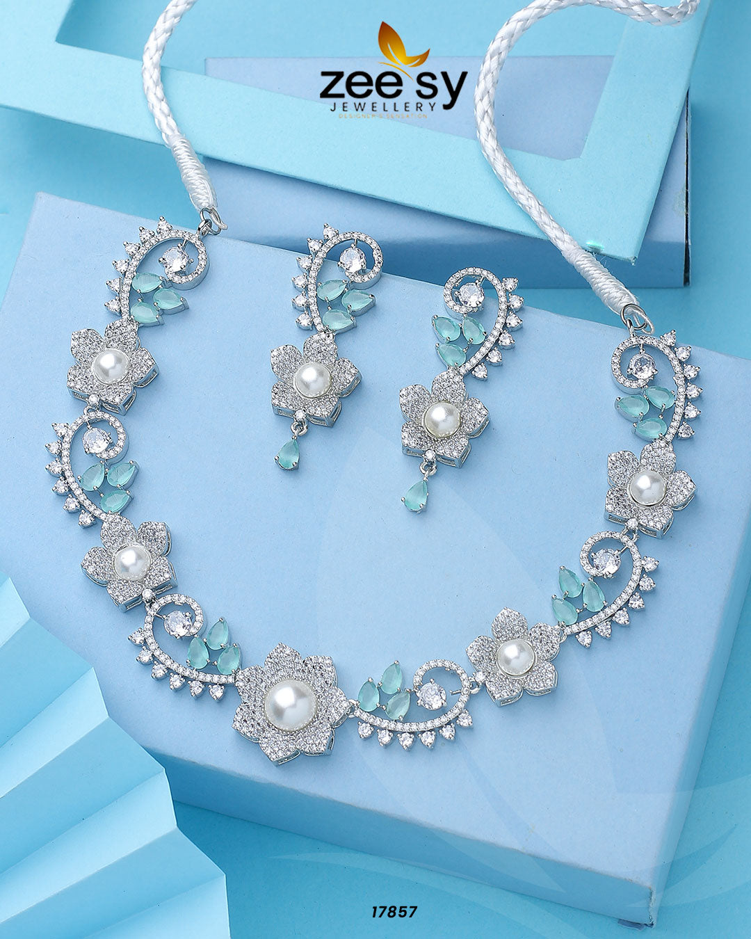 Rosalinda Necklace -  Zeesy Necklace Sets - Original Designer Dress - House of Maryam
