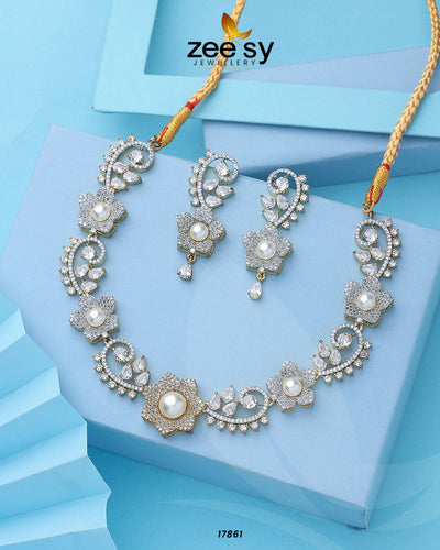 Rosalinda Necklace -  Zeesy Necklace Sets - Original Designer Dress - House of Maryam