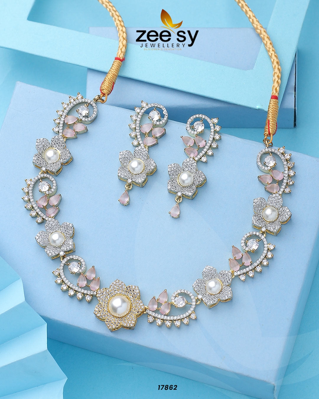 Rosalinda Necklace -  Zeesy Necklace Sets - Original Designer Dress - House of Maryam