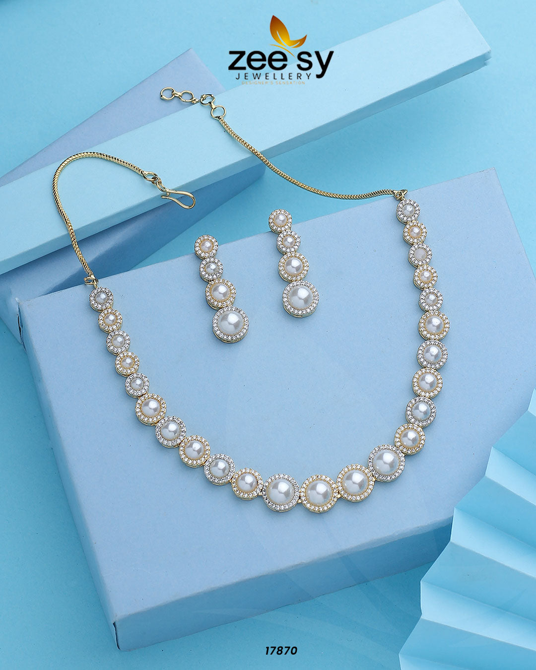 Chiamaka Necklace -  Zeesy Necklace Sets - Original Designer Dress - House of Maryam