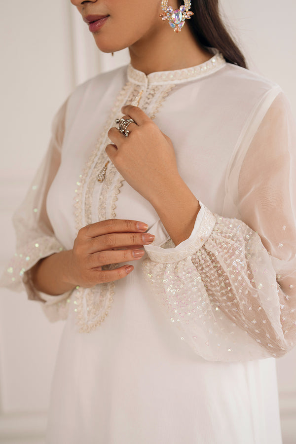 Baroque | Luxury Pret 25 | EMBROIDERED CHIFFON PR-1135, image 4