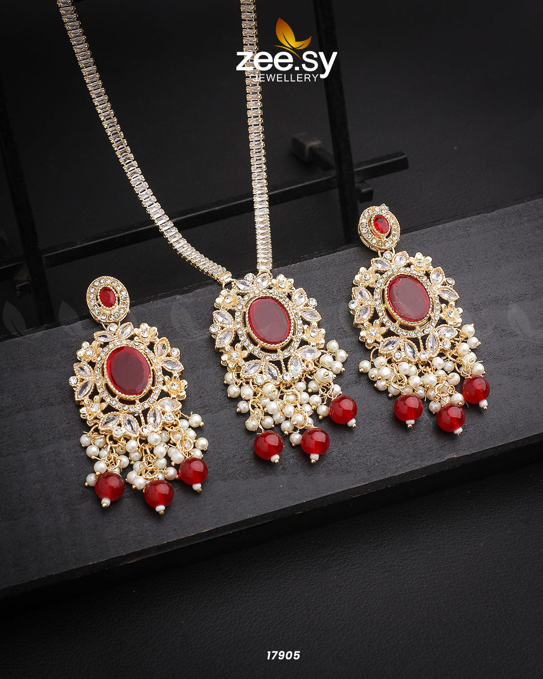 Adella's Necklace -  Zeesy Pendants - Original Designer Dress - House of Maryam