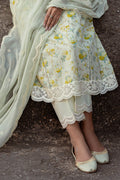Cross Stitch | Premium Lawn 24 | LIME PRIMROSE -  Cross Stitch Formal -  House of Maryam