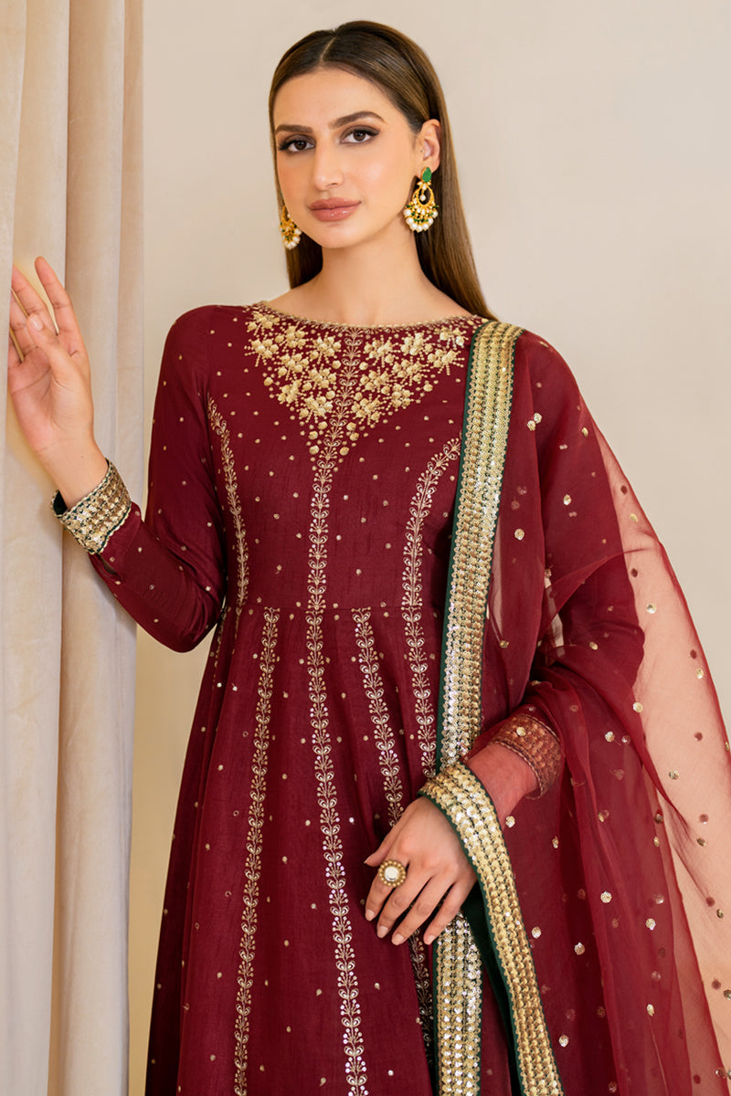Jazmin | Formals Collection | Raw Silk UR-7018 -  Jazmin Formal - Original Designer Dress - House of Maryam