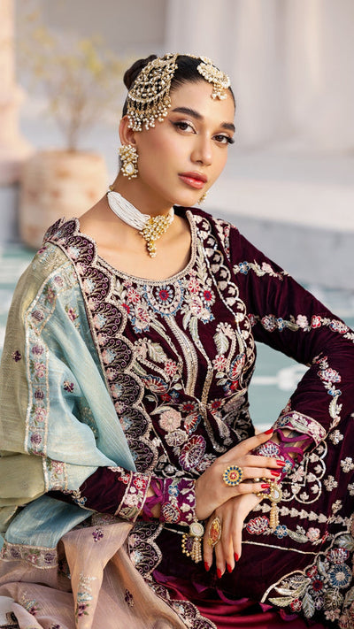Zebtan | Andaz e Makhmal | ZAM-04 -  Zebtan Ladies Clothes - Original Designer Dress - House of Maryam