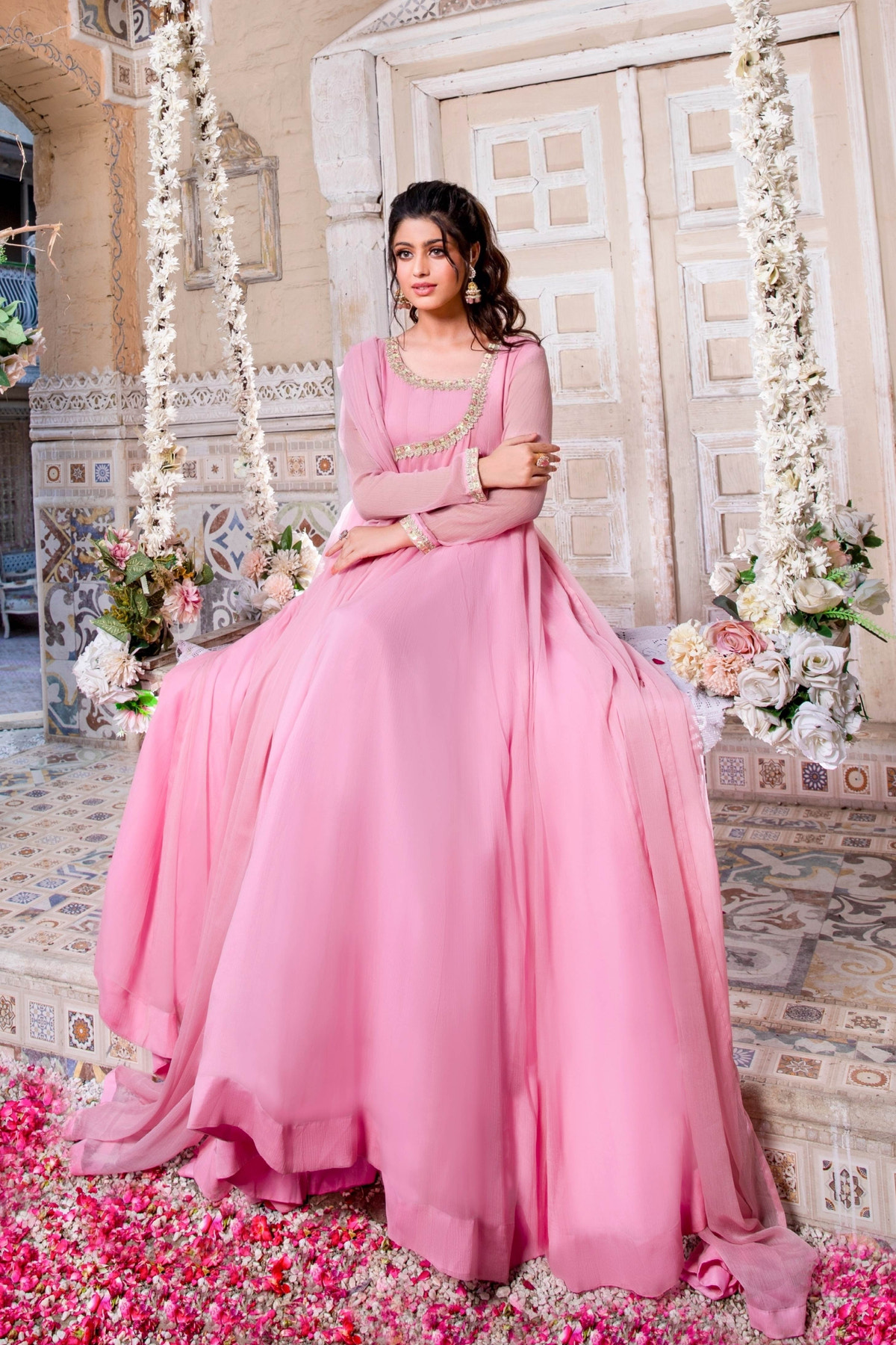 Hania & Umaimaz | Festive Collection | Gulabi -  Hania & Umaima  - Original Designer Dress - House of Maryam