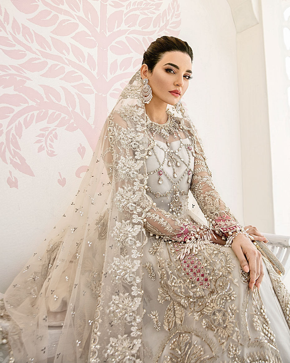 Gulaal | Wedding Formals | Jeune Embroidered Net 3-Piece Suit WS-02