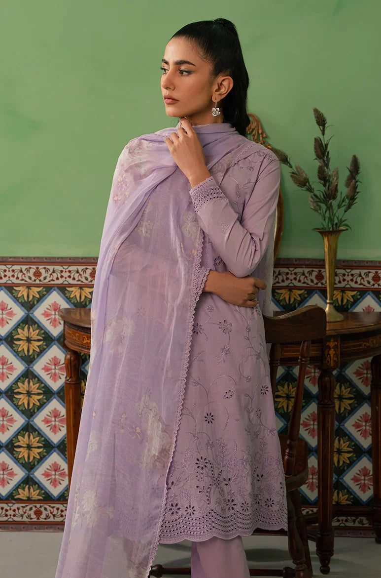 Cross Stitch | Mahiri Embroidered Collection | LILAC HAZE -  Cross Stitch Luxury - Original Designer Dress - House of Maryam