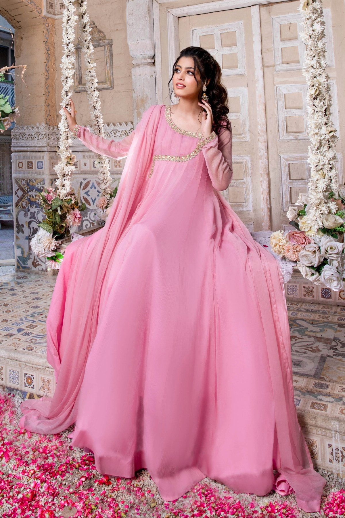 Hania & Umaimaz | Festive Collection | Gulabi -  Hania & Umaima  - Original Designer Dress - House of Maryam
