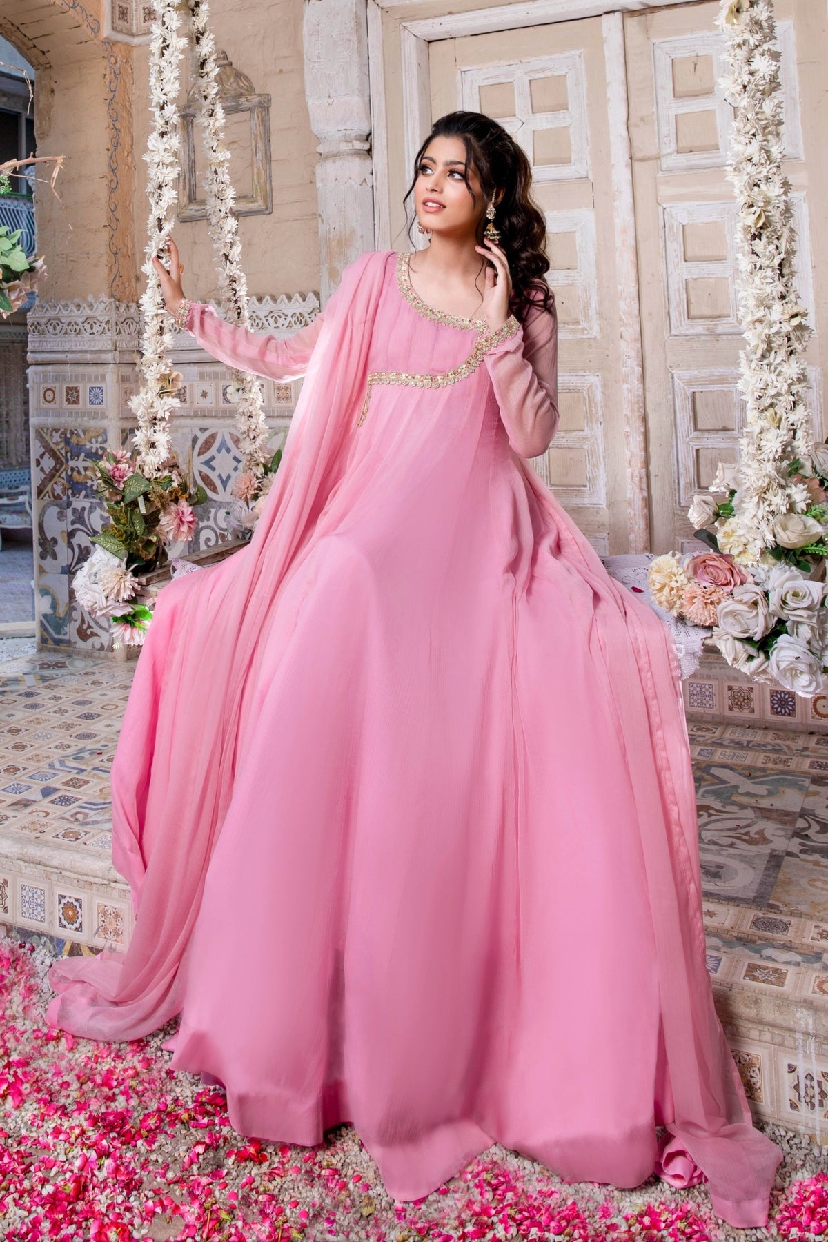 Hania & Umaimaz | Festive Collection | Gulabi -  Hania & Umaima  - Original Designer Dress - House of Maryam