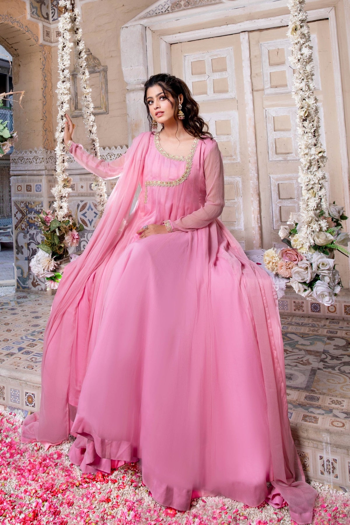 Hania & Umaimaz | Festive Collection | Gulabi -  Hania & Umaima  - Original Designer Dress - House of Maryam