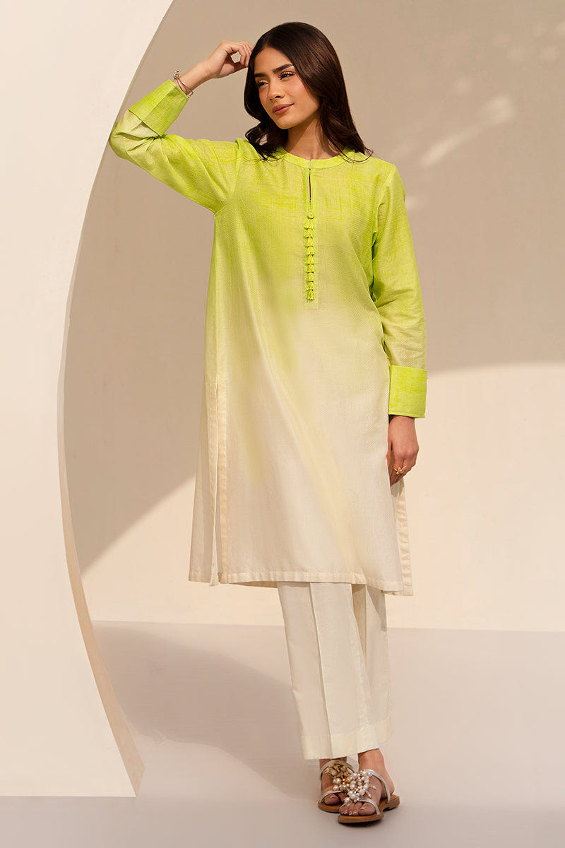 Cross Stitch | Exclusive Pret | Lime Aura-2 Piece (Shirt & Trouser)