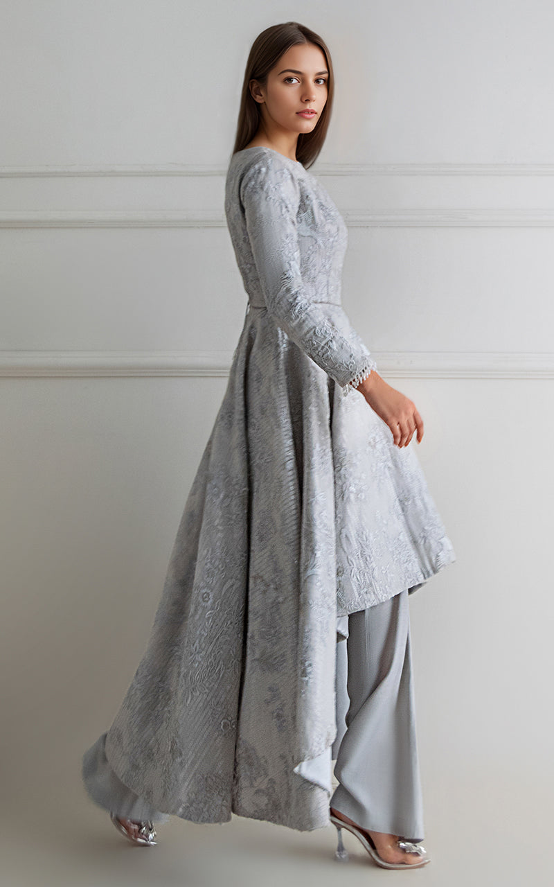 Threads and Motifs | Formal Dresses 25 | Organza Embroidered Dress-4