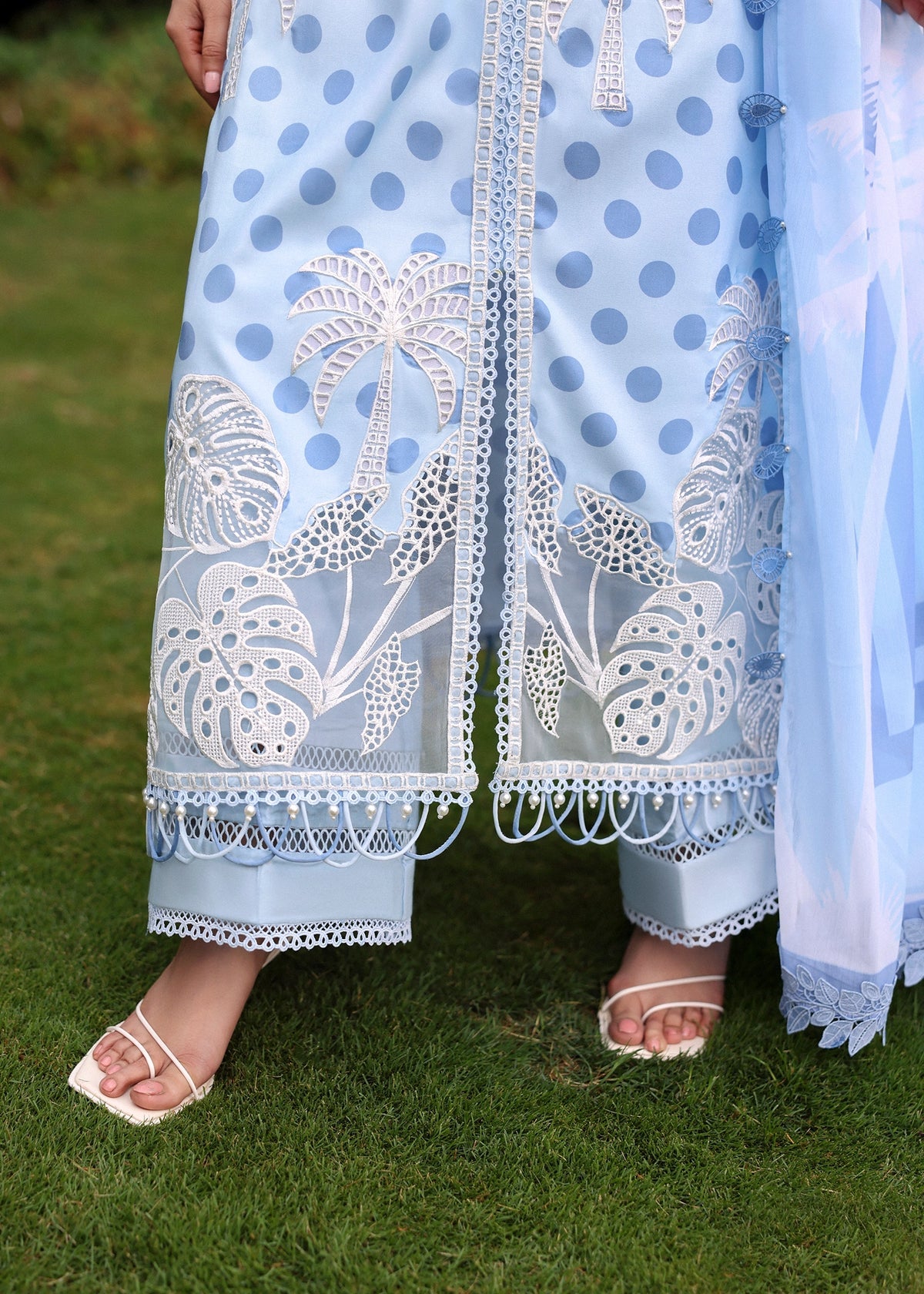 Sardinia | Embroidered Lawn Edit 26 | Palm Breeze, image 5