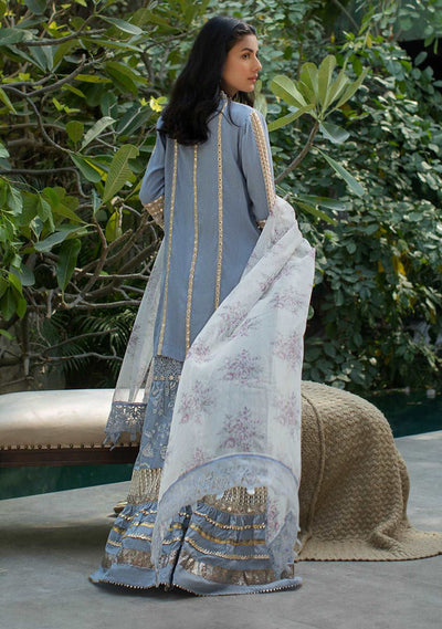 Layla Chatoor | Luxury Pret | Periwinkle Tunic