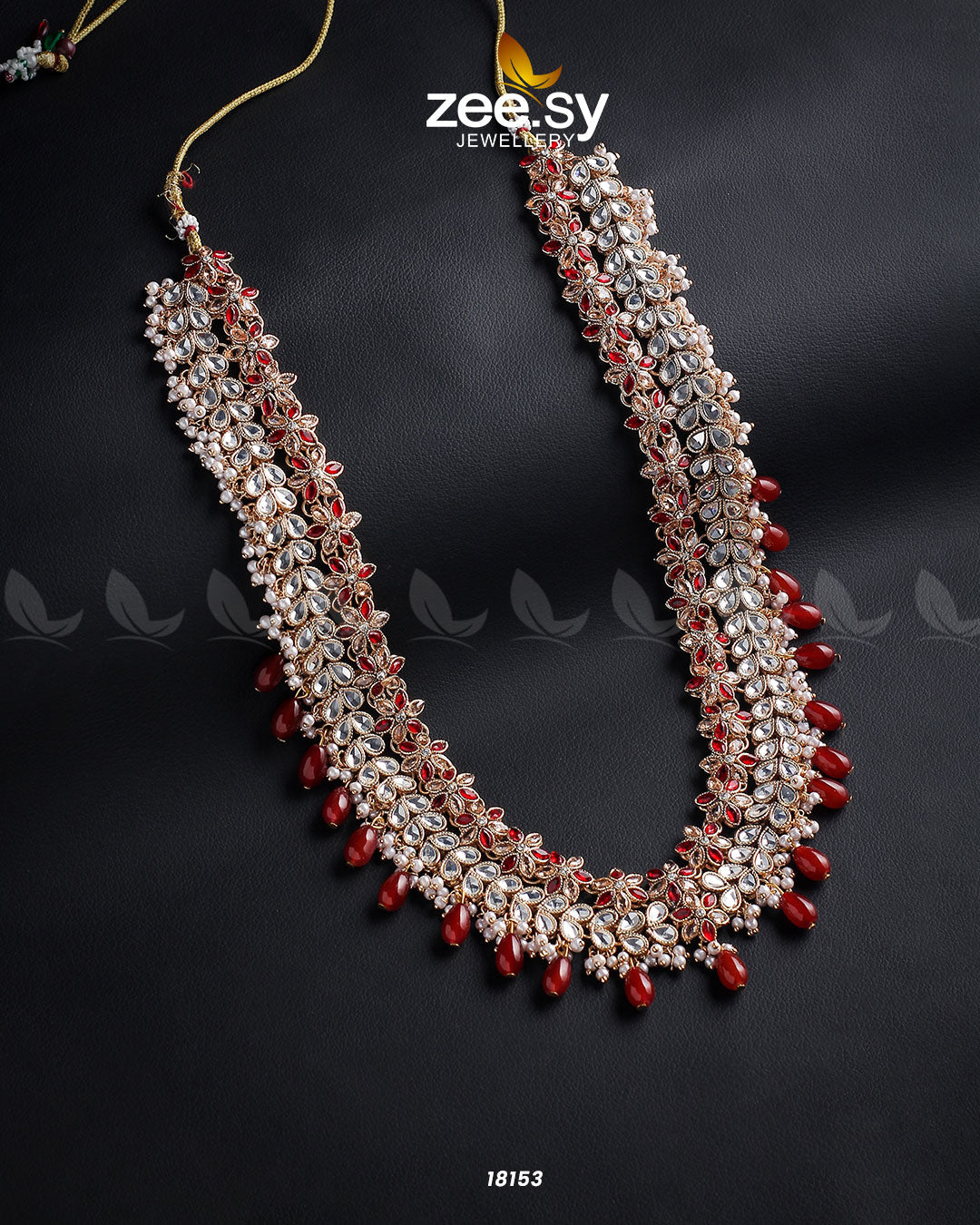Portulaca Mala Necklace -  Zeesy Mala Necklace - Original Designer Dress - House of Maryam
