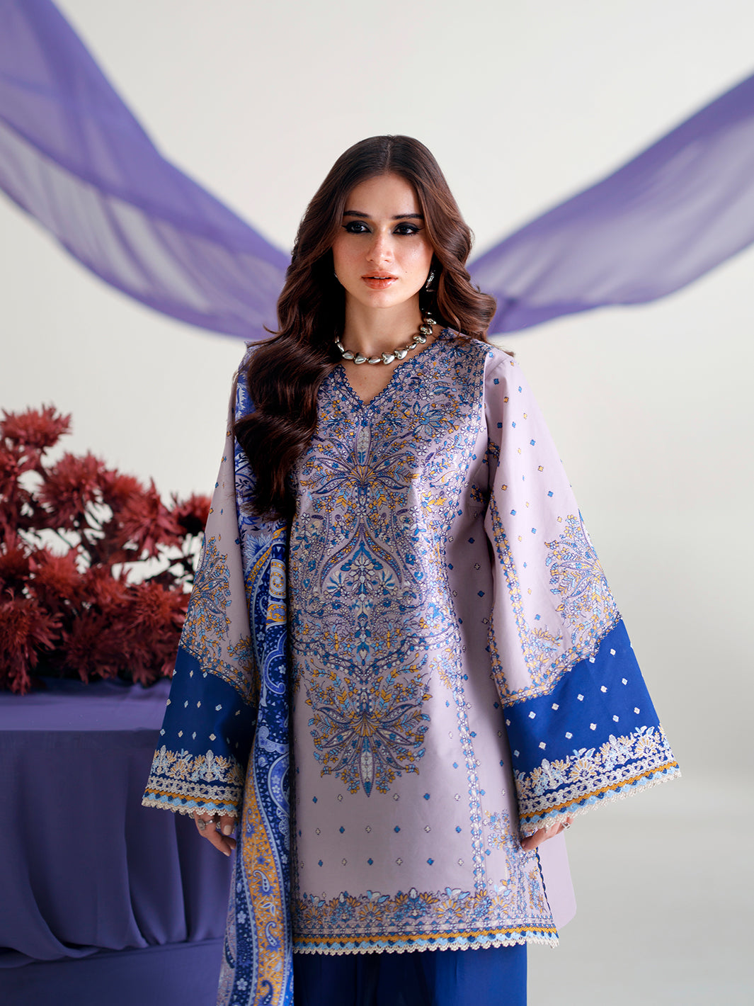 Bin Ilyas | Amour Luxury Lawn 26 |182-B, image 5
