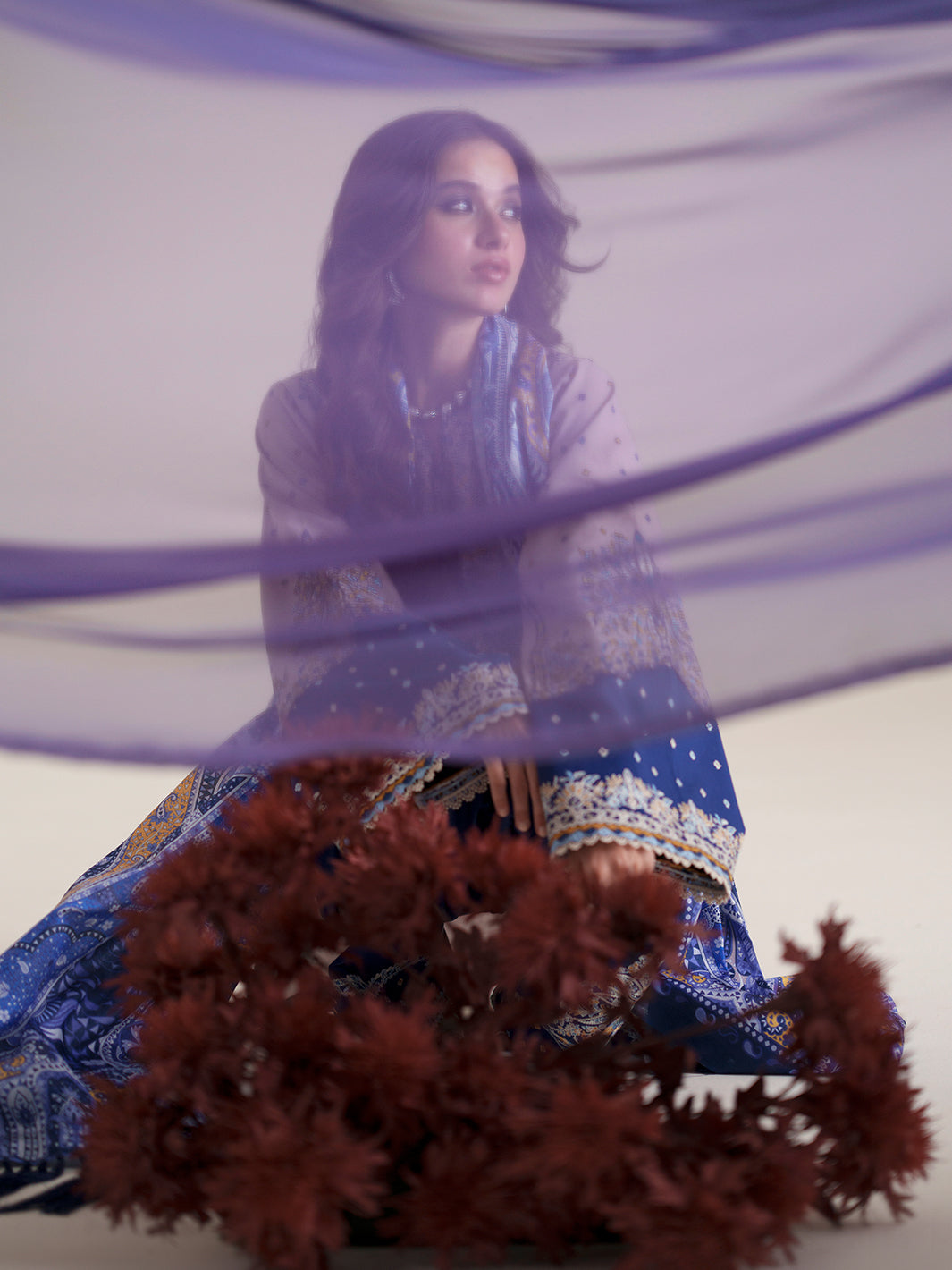 Bin Ilyas | Amour Luxury Lawn 26 |182-B, image 8