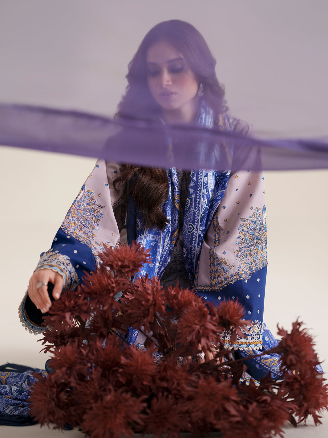 Bin Ilyas | Amour Luxury Lawn 26 |182-B, image 7