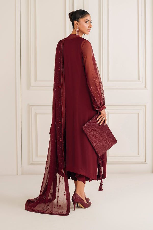 Baroque | Luxury Pret 25 | EMBROIDERED CHIFFON PR-1136, image 2
