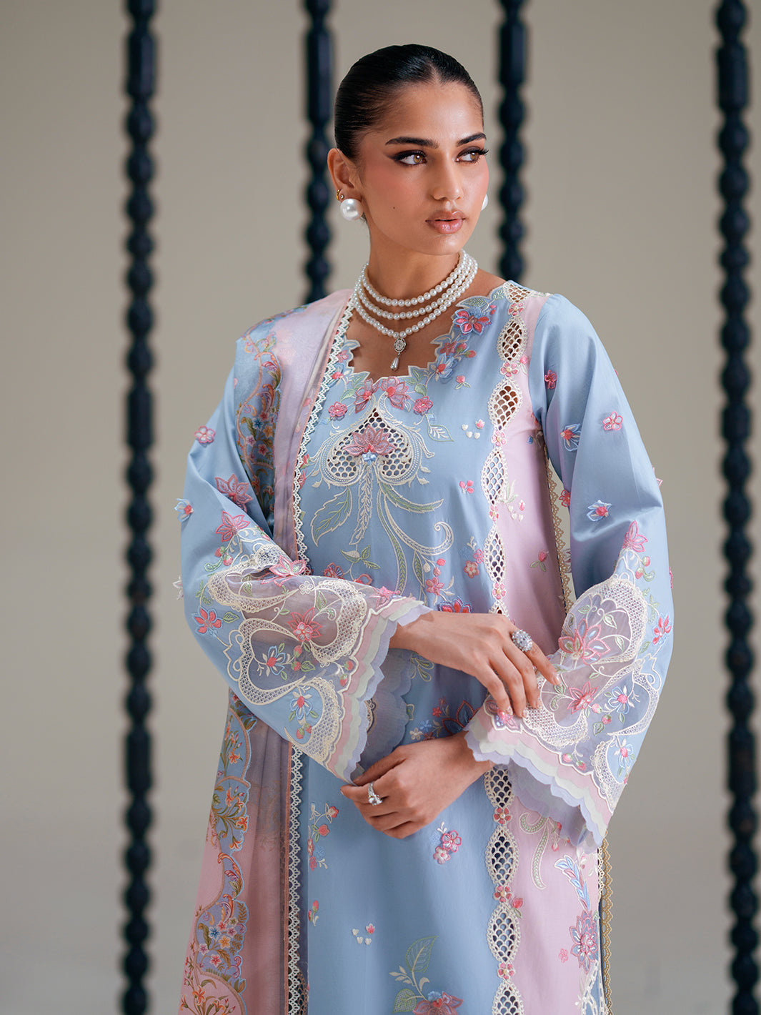 Bin Ilyas | Amour Luxury Lawn 26 | 184-B, image 6