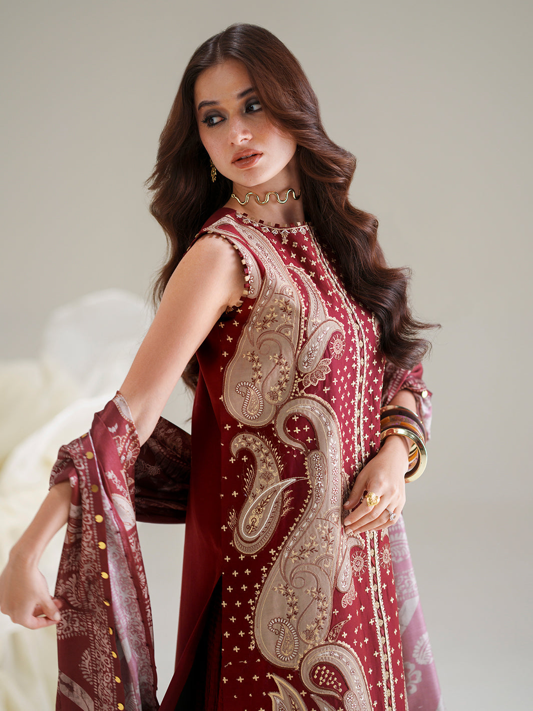 Bin Ilyas | Amour Luxury Lawn 26 | 185-A-3