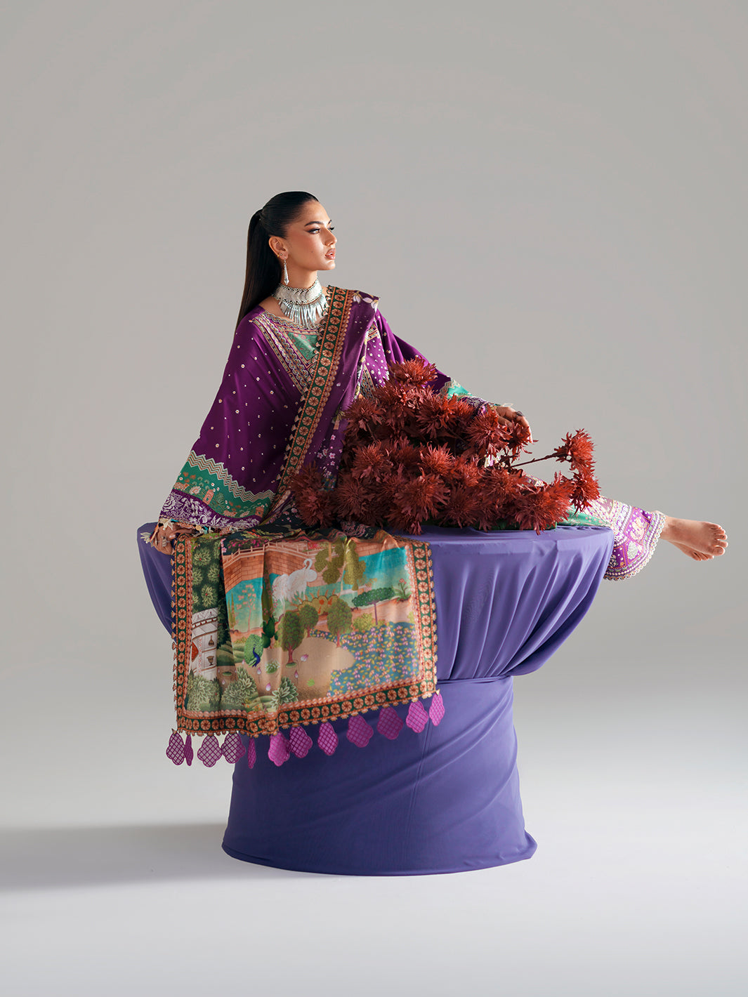 Bin Ilyas | Amour Luxury Lawn 26 |186-A-9