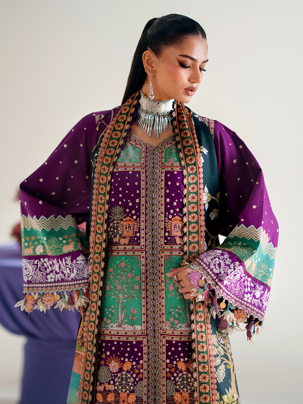 Bin Ilyas | Amour Luxury Lawn 26 |186-A-4