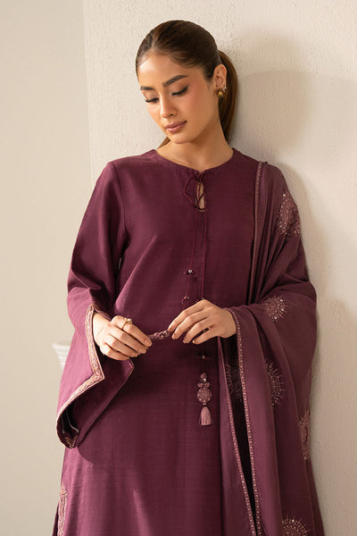 Cross Stitch | Exclusive Pret | Plum Berry-2PC (Shirt & Dupatta)