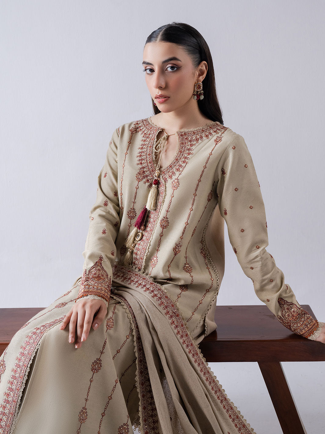 Faiza Faisal | Winter Edit 2024 | KYRA -  Faiza Faisal Ladies Clothes - Original Designer Dress - House of Maryam