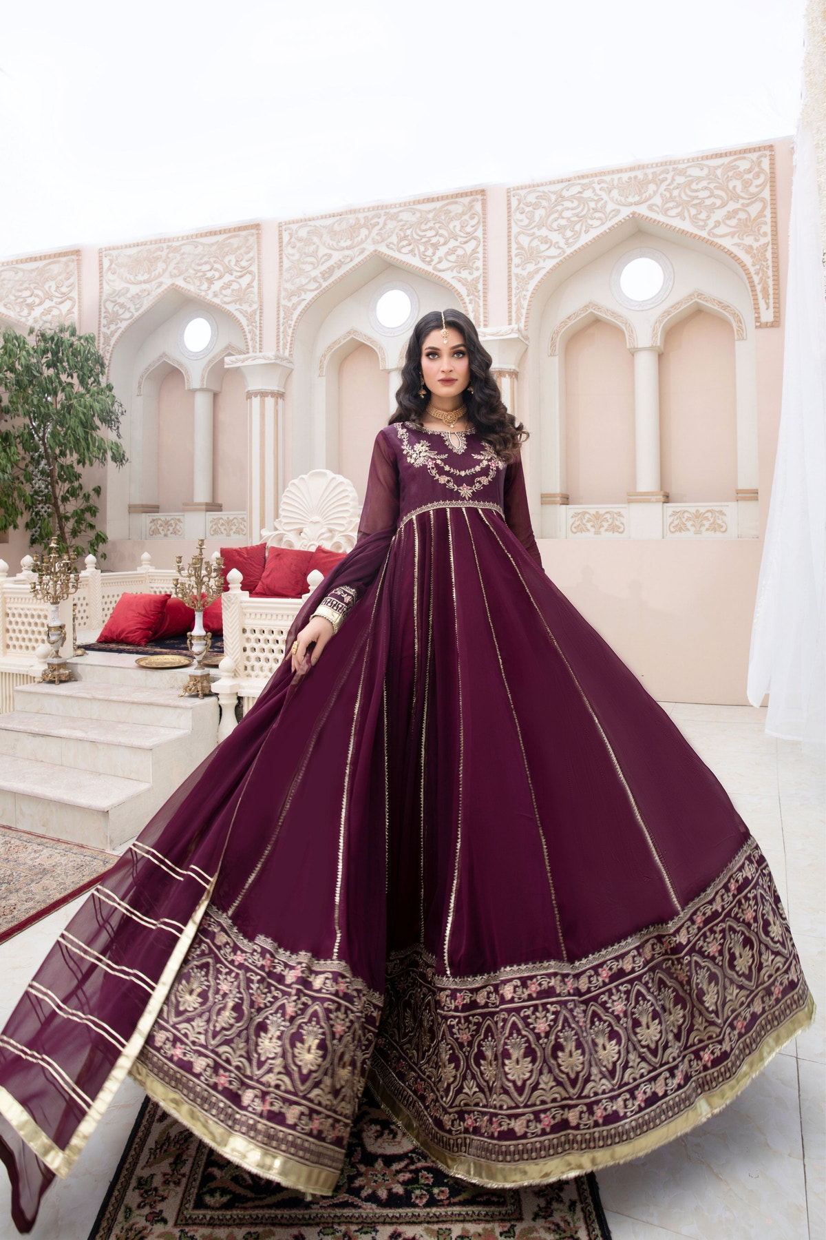 Hania & Umaimaz | Festive Collection | Jamni -  Hania & Umaima  - Original Designer Dress - House of Maryam