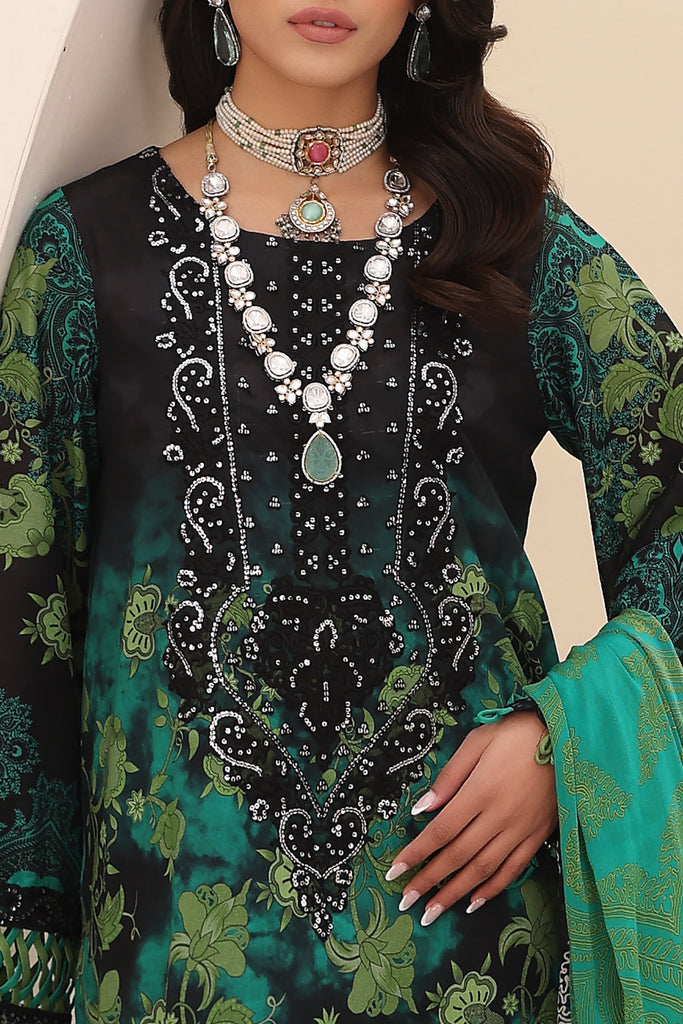 Charizma | Naranji Embroidered Lawn 24 | CN4-007 -  Charizma Luxury - Original Designer Dress - House of Maryam