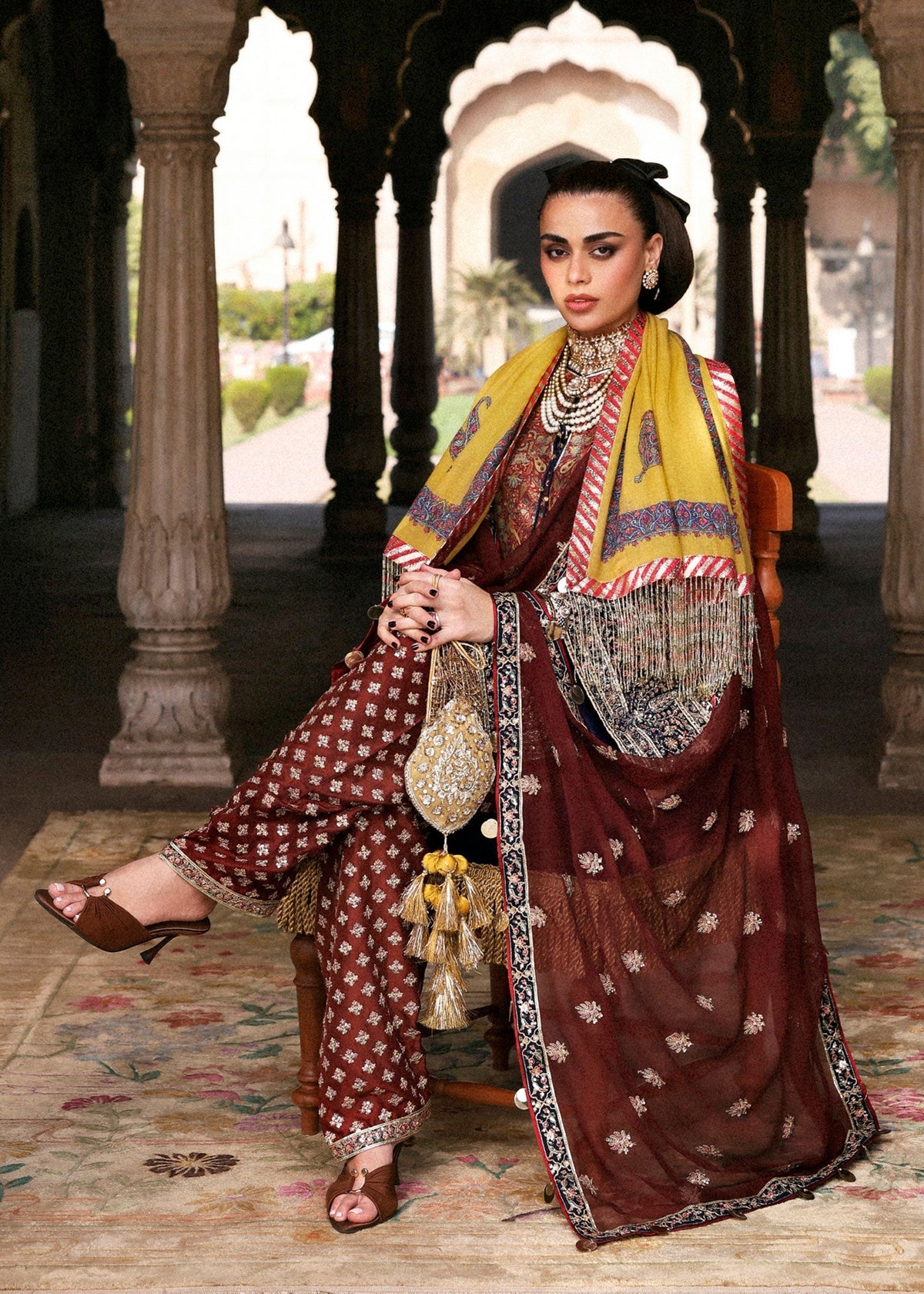 Hussain Rehar | Luxury Pret AW 25 | Brickelle, image 8