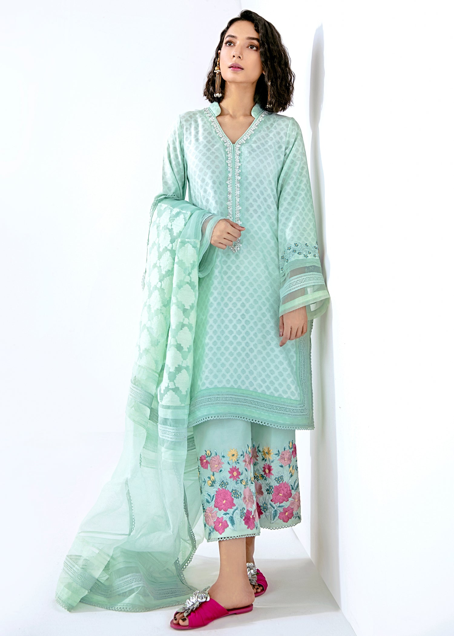 Saira Shakira | Luxury Pret | Garnet -  Saira Shakira Ladies Clothes - Original Designer Dress - House of Maryam