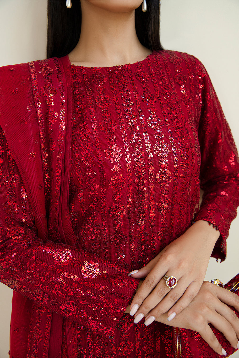 Baroque | Formals Collection | EMBROIDERED NET UF-385, image 3
