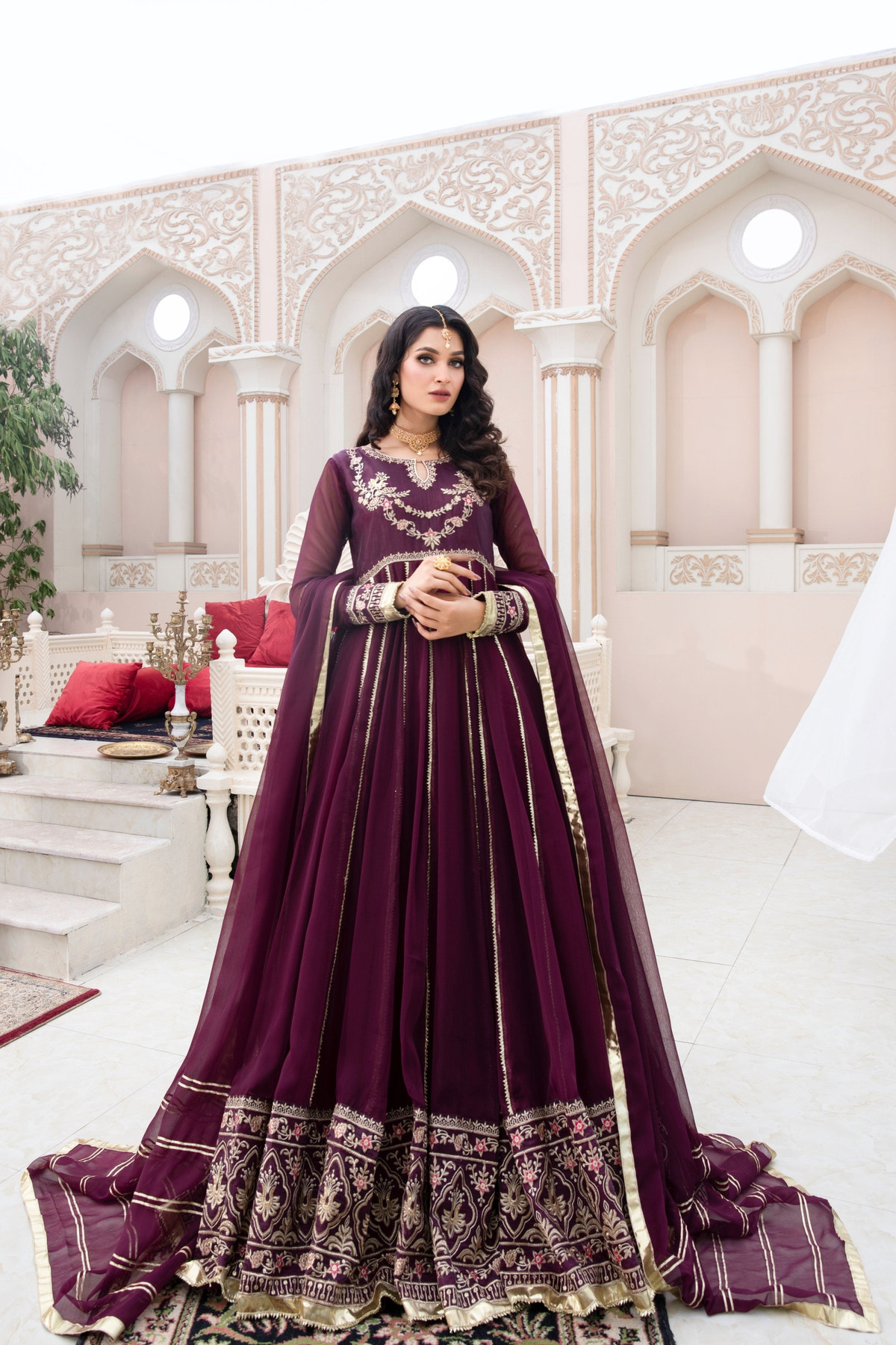 Hania & Umaimaz | Festive Collection | Jamni -  Hania & Umaima  - Original Designer Dress - House of Maryam