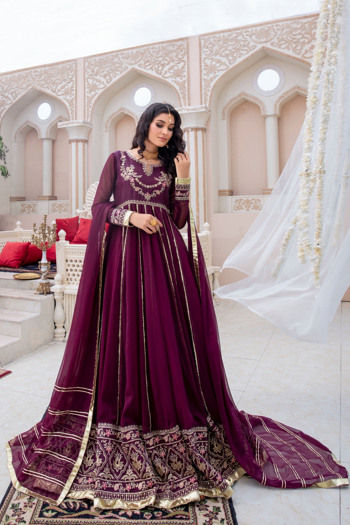Hania & Umaimaz | Festive Collection | Jamni -  Hania & Umaima  - Original Designer Dress - House of Maryam