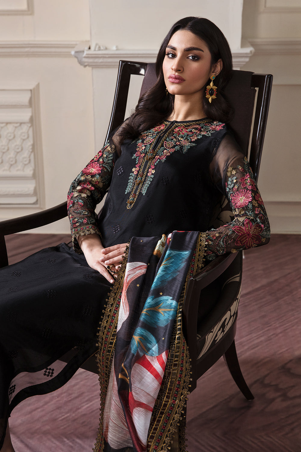 Baroque | Formals Collection | EMBROIDERED ORGANZA UF-290-4