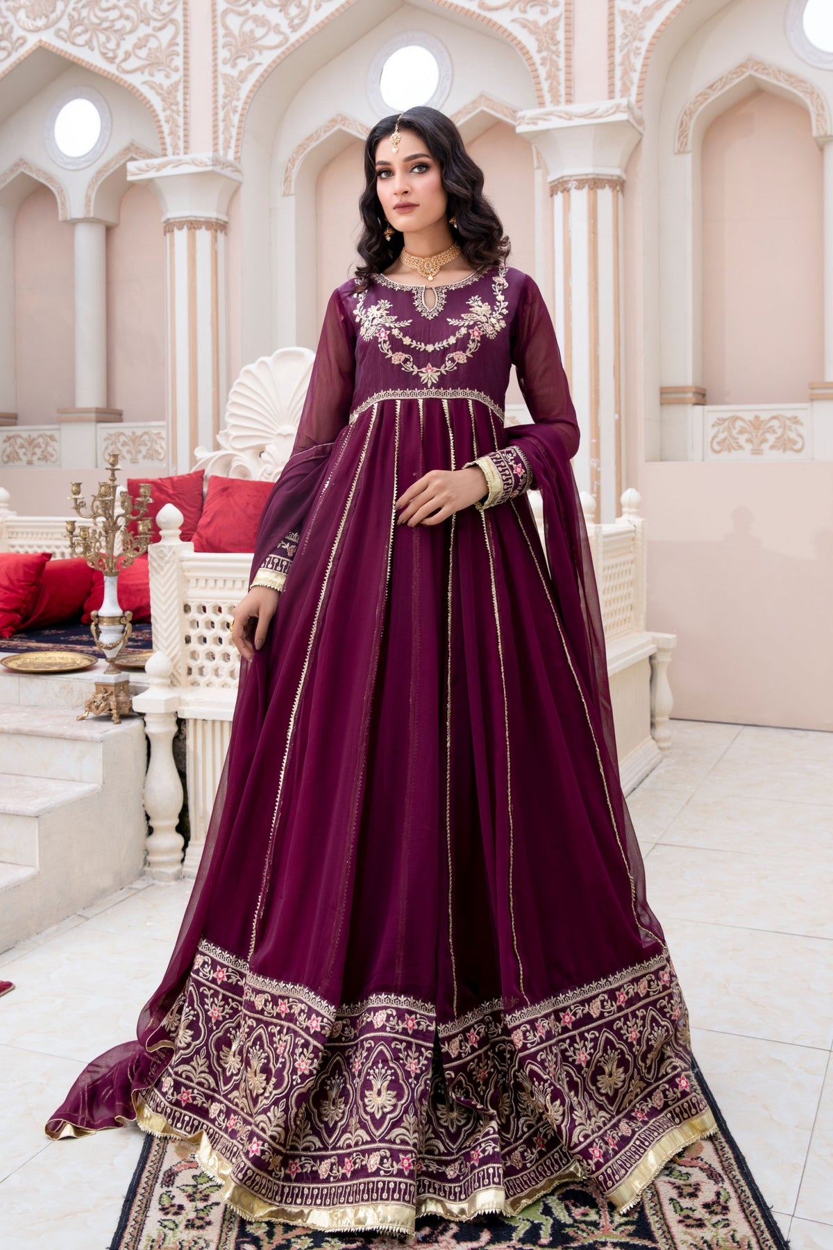 Hania & Umaimaz | Festive Collection | Jamni -  Hania & Umaima  - Original Designer Dress - House of Maryam