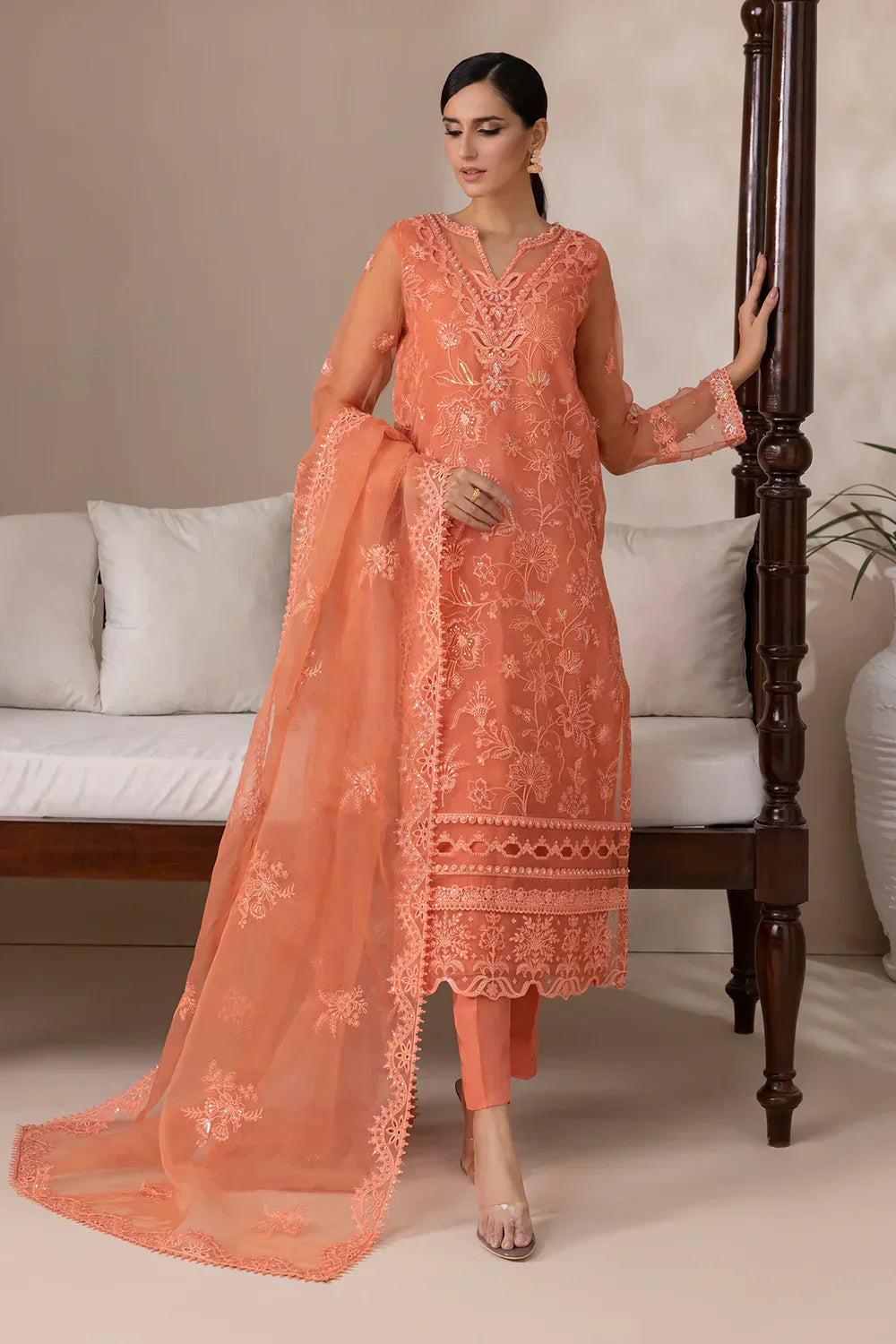 Baroque | Formals Collection | UF-416 -  Baroque Formal - Original Designer Dress - House of Maryam