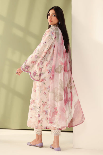 Baroque | Eid Printique | EMBROIDERED PRINTED LAWN UF-4177 -  Baroque Ladies Clothes - Original Designer Dress - House of Maryam