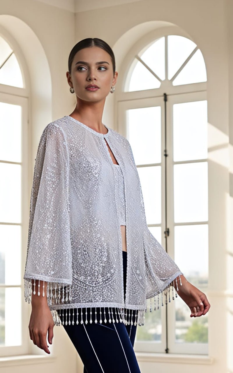 Threads and Motifs | Formal Dresses 25 | Embroidered Jacket, image 3