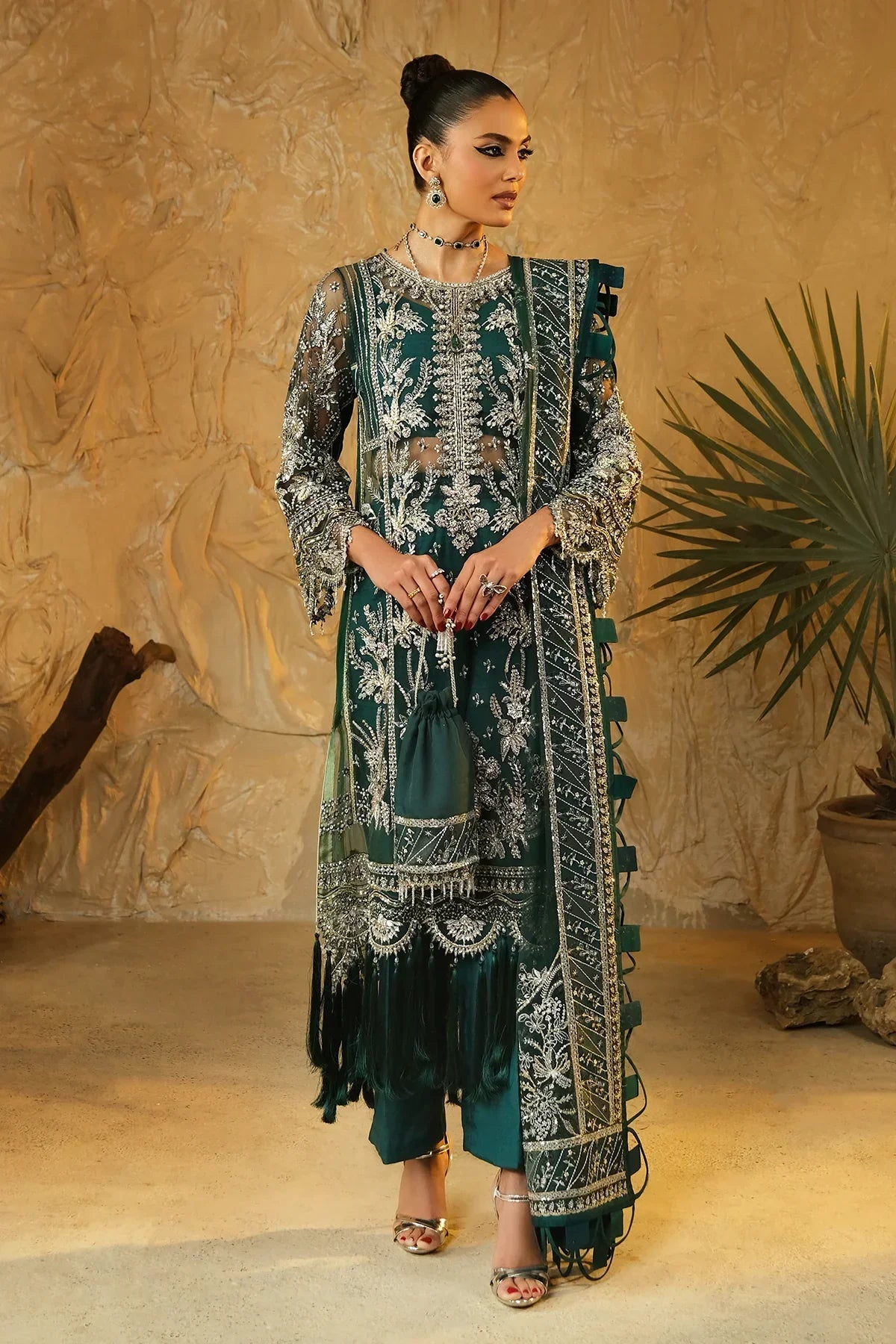 Mina Kashif | Kahani Luxury Formals 23 | Dastan -  Mina Kashif Formal - Original Designer Dress - House of Maryam
