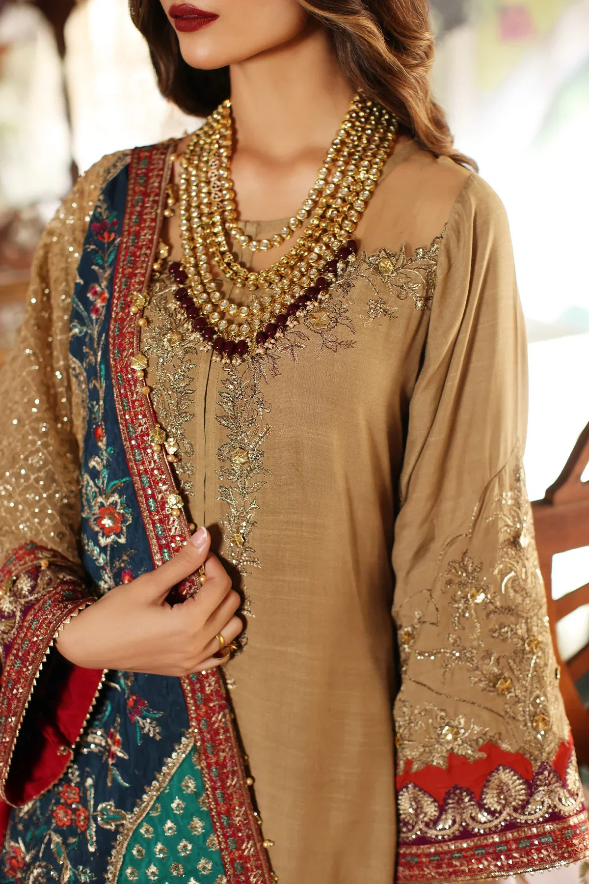 Mina Kashif | Meeral Formals 23 | MKF23-16 -  Mina Kashif Formal - Original Designer Dress - House of Maryam