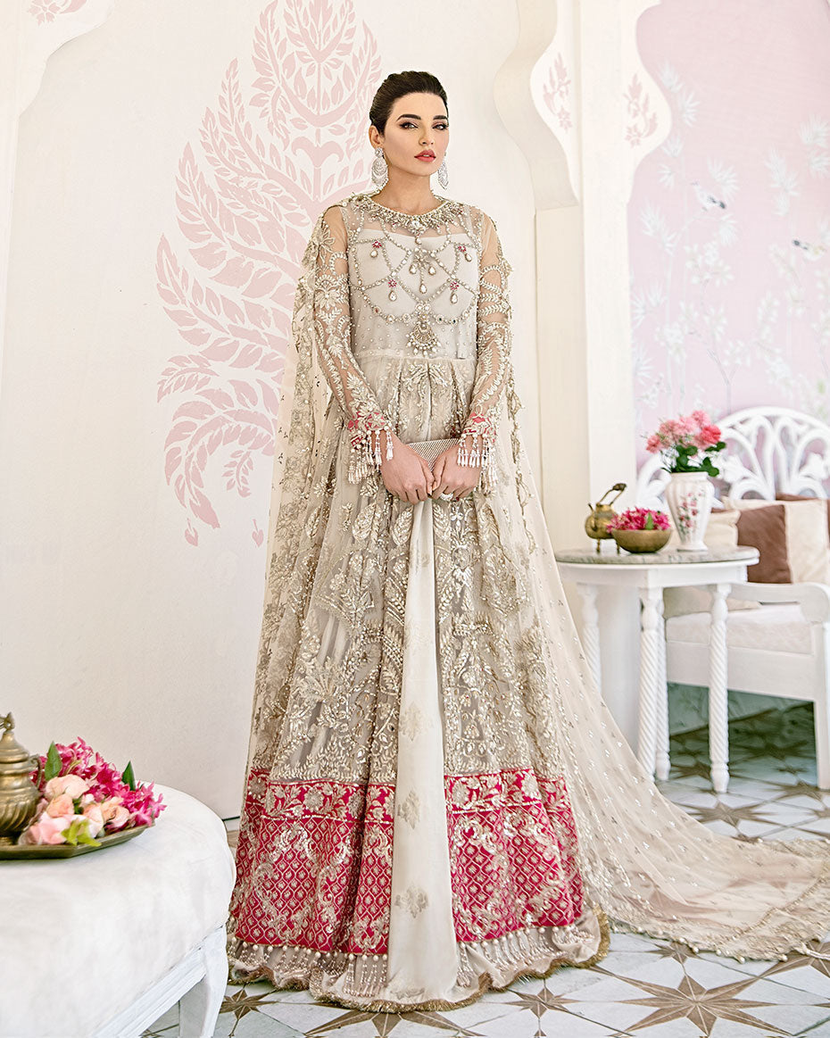 Gulaal | Wedding Formals | Jeune Embroidered Net 3-Piece Suit WS-02 -  Gulaal Bridal - Original Designer Dress - House of Maryam