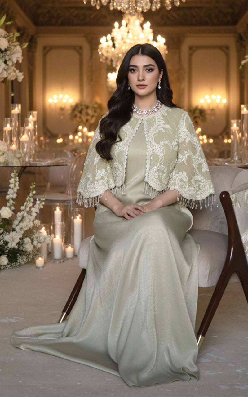 Threads and Motifs | Formal Dresses 25 | Embroidered Jacket With Dress-5