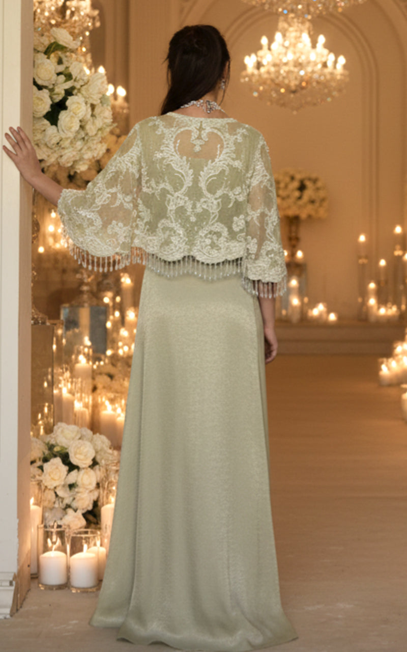 Threads and Motifs | Formal Dresses 25 | Embroidered Jacket With Dress-2
